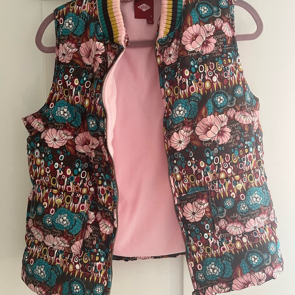 Oilily Floral Puffer Vest